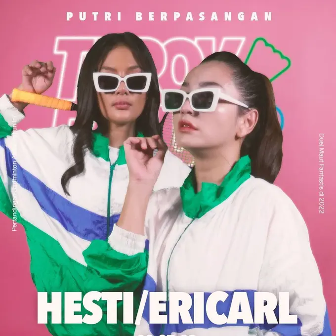 Erika Carlina dan Hesti Purwadinata