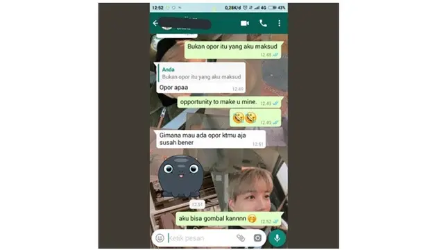 Cara Ngegombal Ala Netizen Pakai Opor Ayam ini Bikin Tepok Jidat
