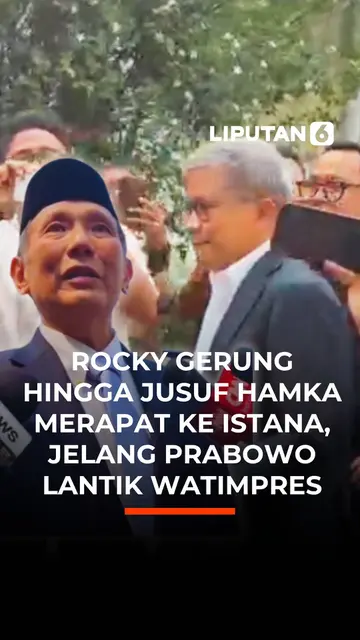 Rocky Gerung Hingga Jusuf Hamka Merapat ke Istana, Jelang Prabowo Lantik Watimpres