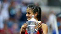 Emma Raducanu Juara US Open 2021 (AFP)