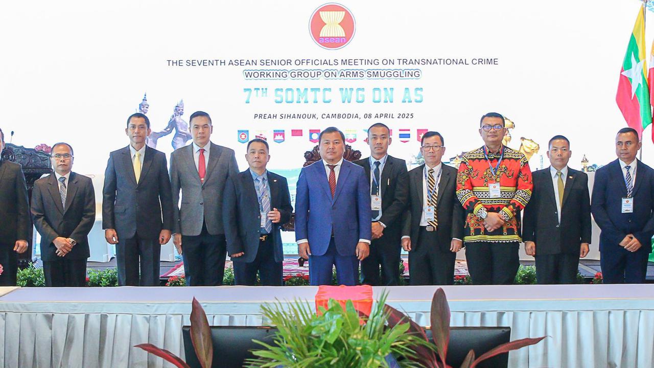 Delegasi Polri Hadiri Pertemuan ASEAN SOMTC Working Group on Arms Smuggling di Kamboja