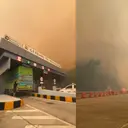 Viral Kabut Asap Kebakaran Hutan Selimuti Tol Lampung