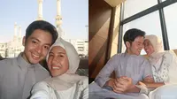 7 Potret Angga Yunanda dan Shenina Lebaran di Tanah Suci, Tampil Serasi