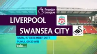 Susunan Pemain Liverpool Vs Swansea City
