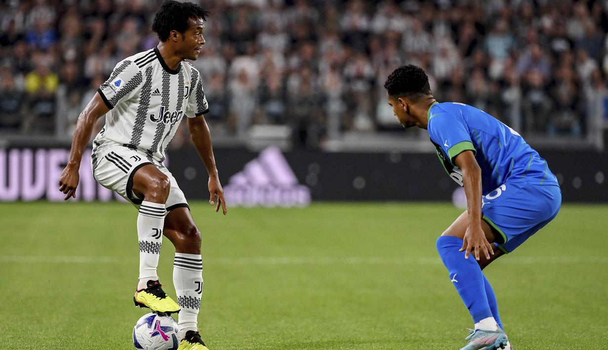 Kemenangan dengan margin tiga gol itu menempatkan Juventus sementara di peringkat ke-2 di bawah Napoli. Sedangkan Sassuolo terbenam di dasar klasemen Liga Italia 2022/2023. (Marco Alpozzi/LaPresse via AP)