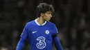 Debut pemain pinjaman baru Chelsea, Joao Felix berakhir pahit. Ia hanya menjalani 58 menit pertandingan sebelum diusir oleh wasit karena melakukan pelanggaran keras. (AP Photo/Alastair Grant)