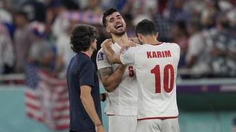 Reaksi Kecewa Pemain Iran Setelah Kalah Tipis Hadapi AS di Piala Dunia 2022