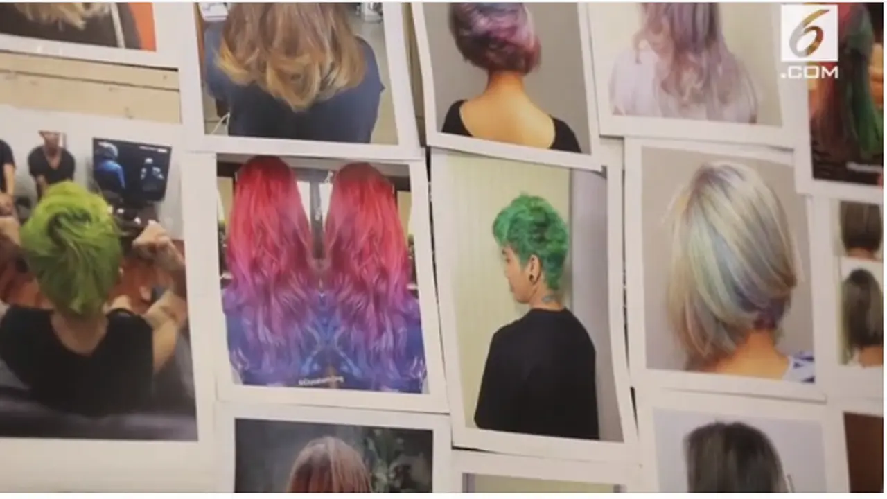 Warna warni yang memberi kepercayaan diri. Kini mencat rambut telah menjadi tren sendiri di masyarakat.(Liputan6.com)
