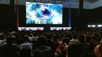 Suasana GESC Indonesia Dota 2 Pro di ICE BSD. Liputan6.com/Yuslianson