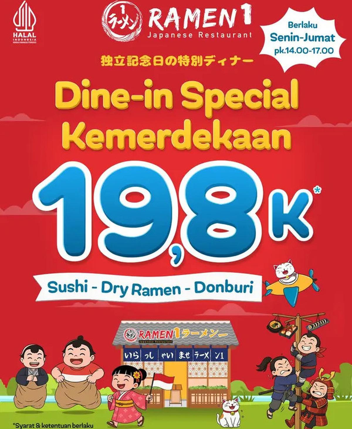 Daftar Promo Restoran dan Kafe Sambut HUT RI, Ada Diskon hingga 50%