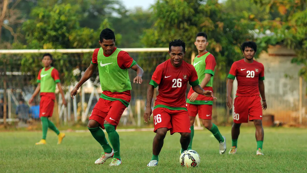 Latihan Timnas Indonesia U-23