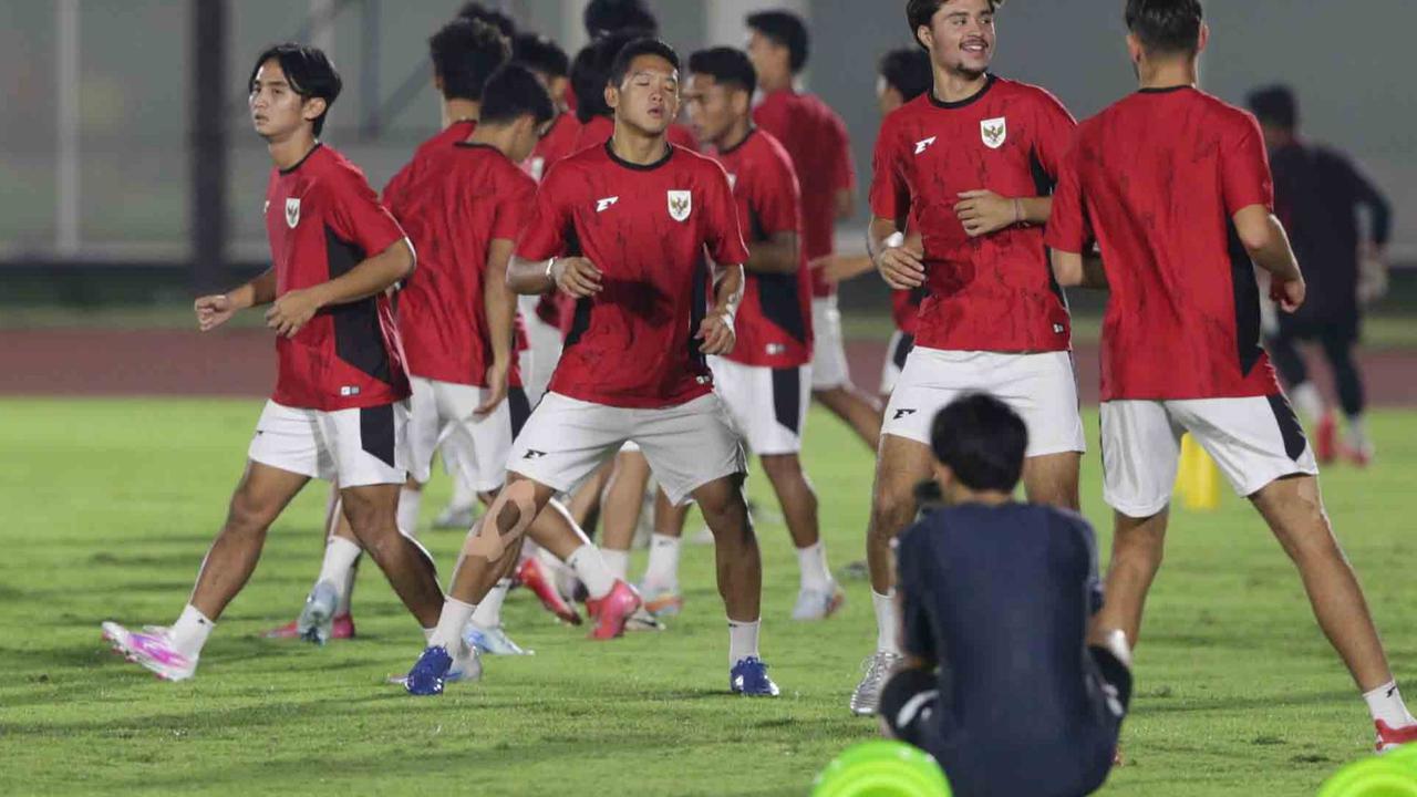 FOTO: Garuda Muda Siap Tempur di Semifinal AFF U-23