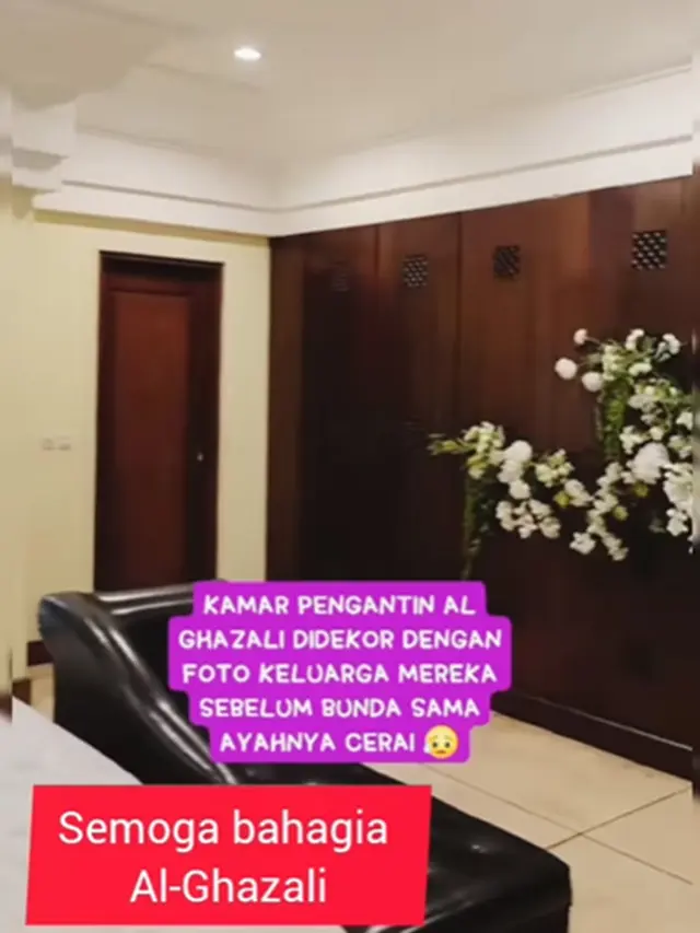 Desain Kamar Pengantin Al Ghazali dan Alyssa