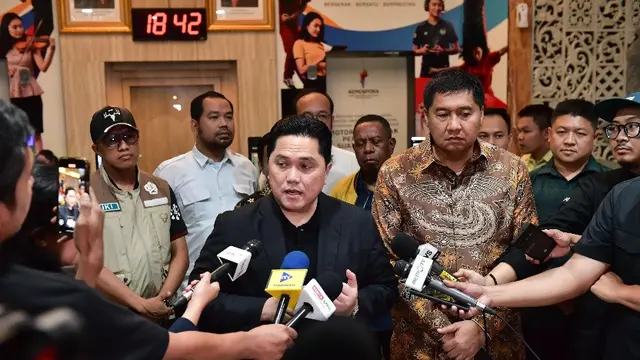 Erick Thohir dan Maruarar Sirait