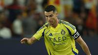 Cristiano Ronaldo tampil dalam pertandingan Saudi Pro League antara Al Nassr melawan Al Qadisiya pada Sabtu, 23 November 2024.