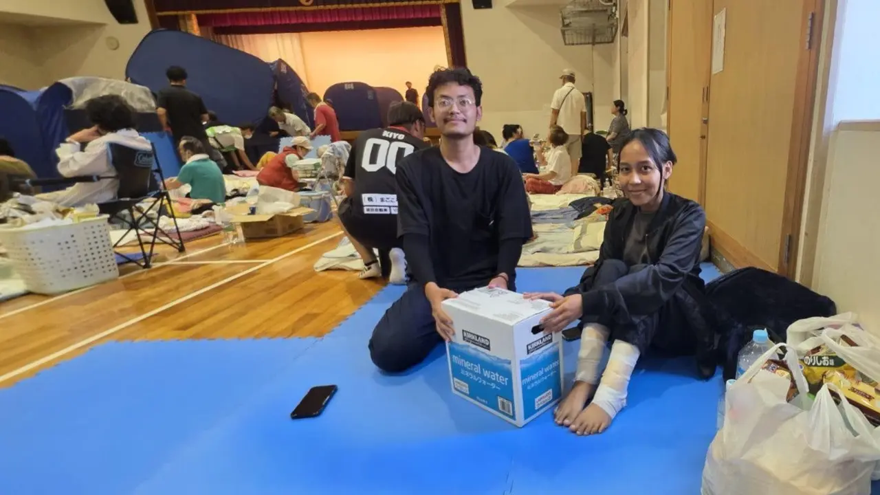 WNI terdampak gempa Kumamoto mendapat bantuan dari KBRI Tokyo.