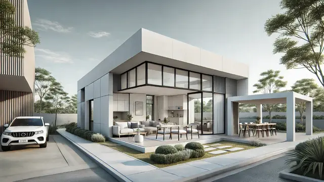 Rumah Minimalis 1 Lantai dengan Konsep Open-Space (Foto: Rizka Nur Laily via ChatGPT)