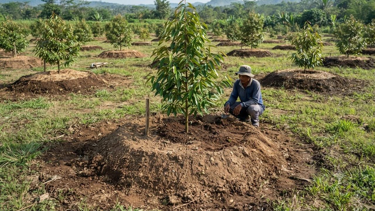 Cara Merawat Pohon Durian Muda agar Cepat Tumbuh