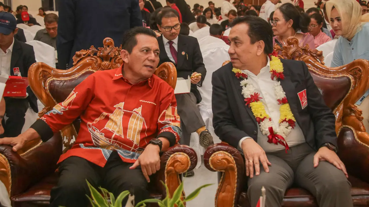Calon Gubernur (cagub) Kepulauan Riau (Kepri) nomor urut 1, Ansar Ahmad (kiri) dan Effendi Simbolon (Istimewa)