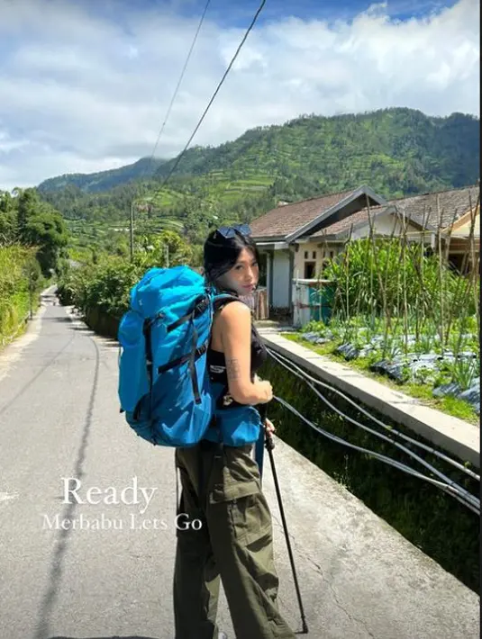 Setelah sukses taklukkan Gunung Prau dan Papandayan, Wendy Walters mencoba taklukkan Gunung Merbabu [@wendywalters]