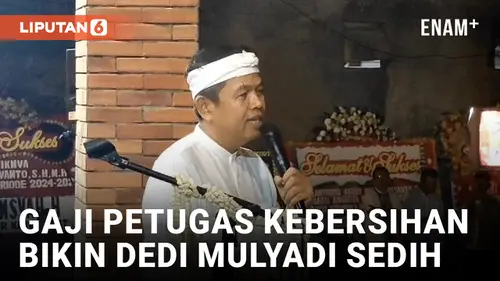 VIDEO: Dedi Mulyadi Janjikan Gaji Petugas Kebersihan Minimal 4 Juta