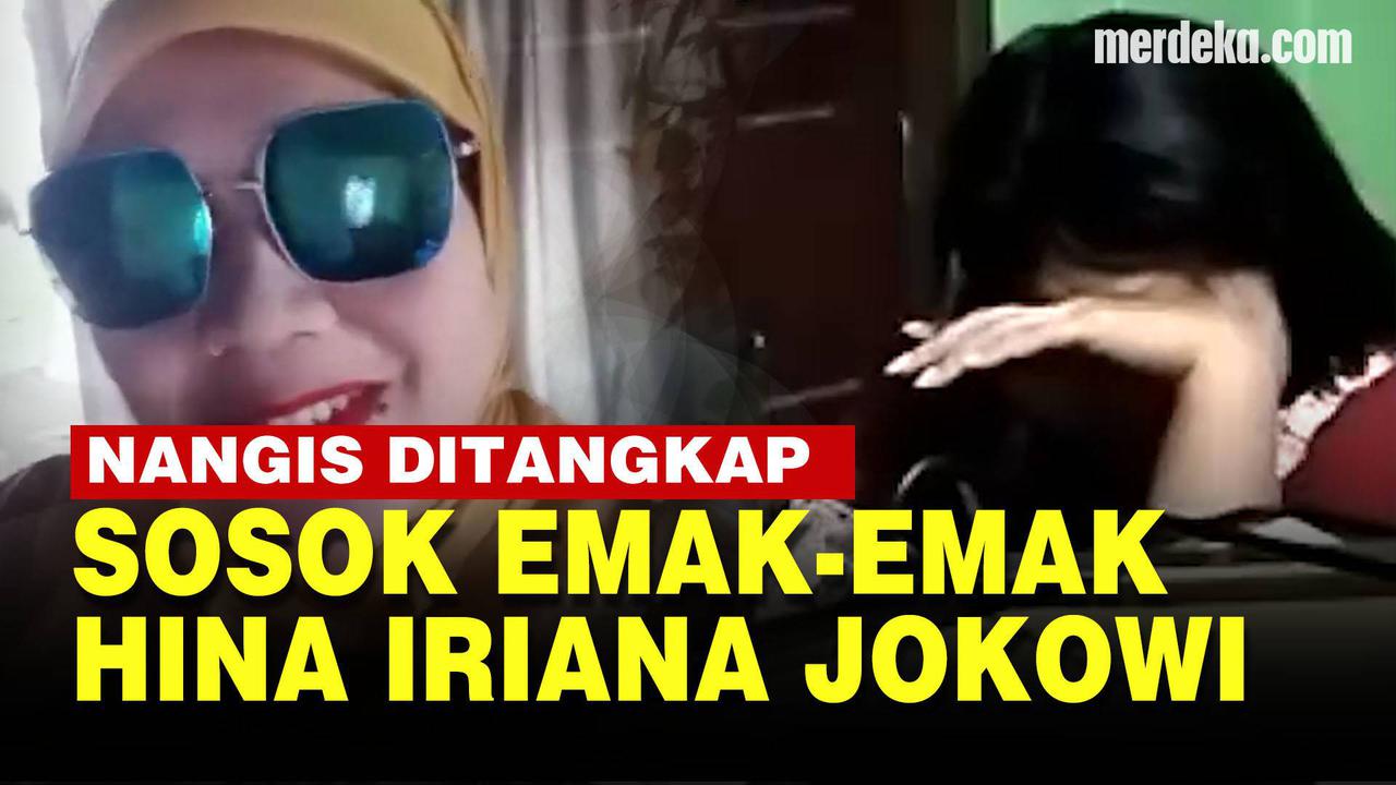 VIDEO: Momen Emak-Emak Viral Hina Iriana Jokowi, Nangis saat Ditangkap Polisi