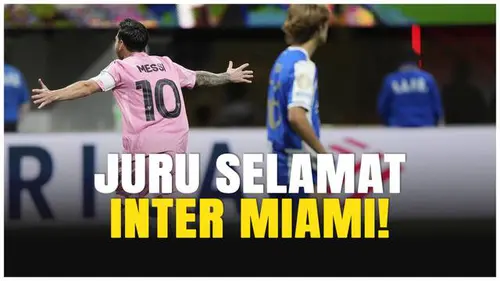  Lionel Messi Selamatkan Inter Miami dari Hasil Seri Kontra FC Porto
