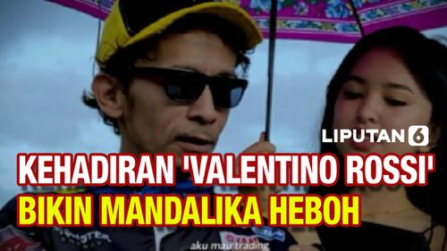 VIDEO: Tanpa Disadari, 'Valentino Rossi' Ternyata Hadir di MotoGP Mandalika