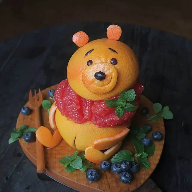 6 Kreasi Makanan Mirip Tokoh Kartun Ini Unik Banget, Menambah Selera Makan