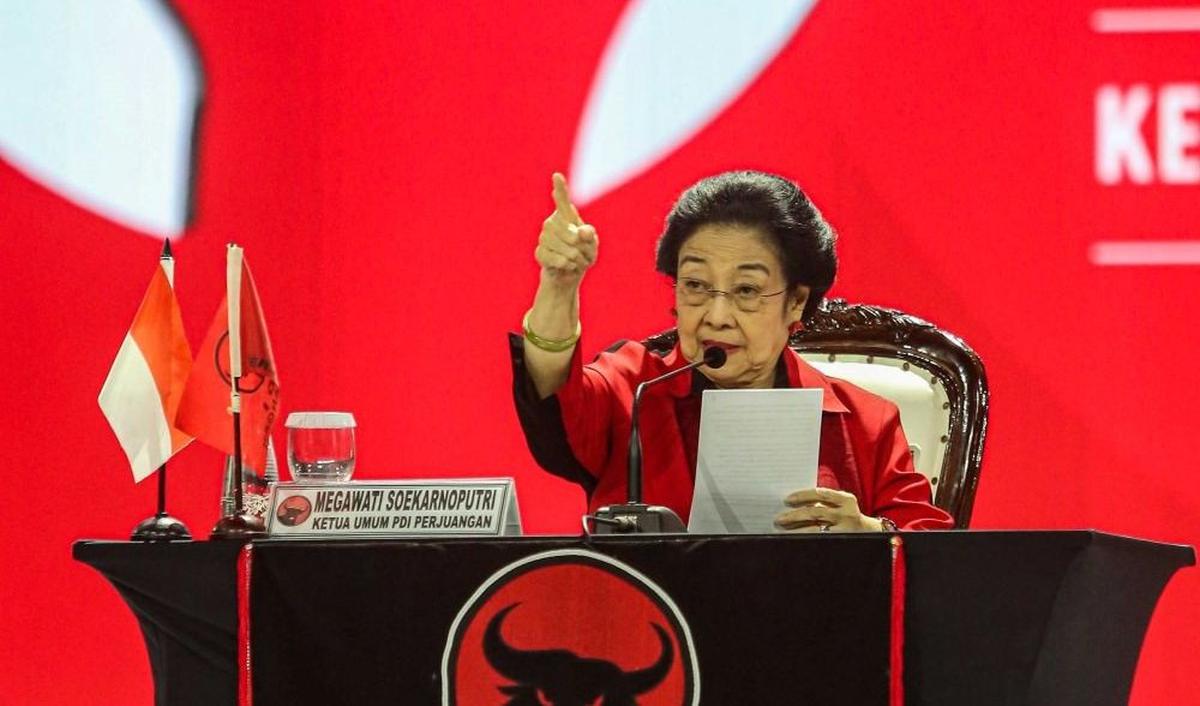 Lebih lanjut, Megawati pun menyinggung soal dirinya seorang presiden ke-5 Republik Indonesia.&nbsp;