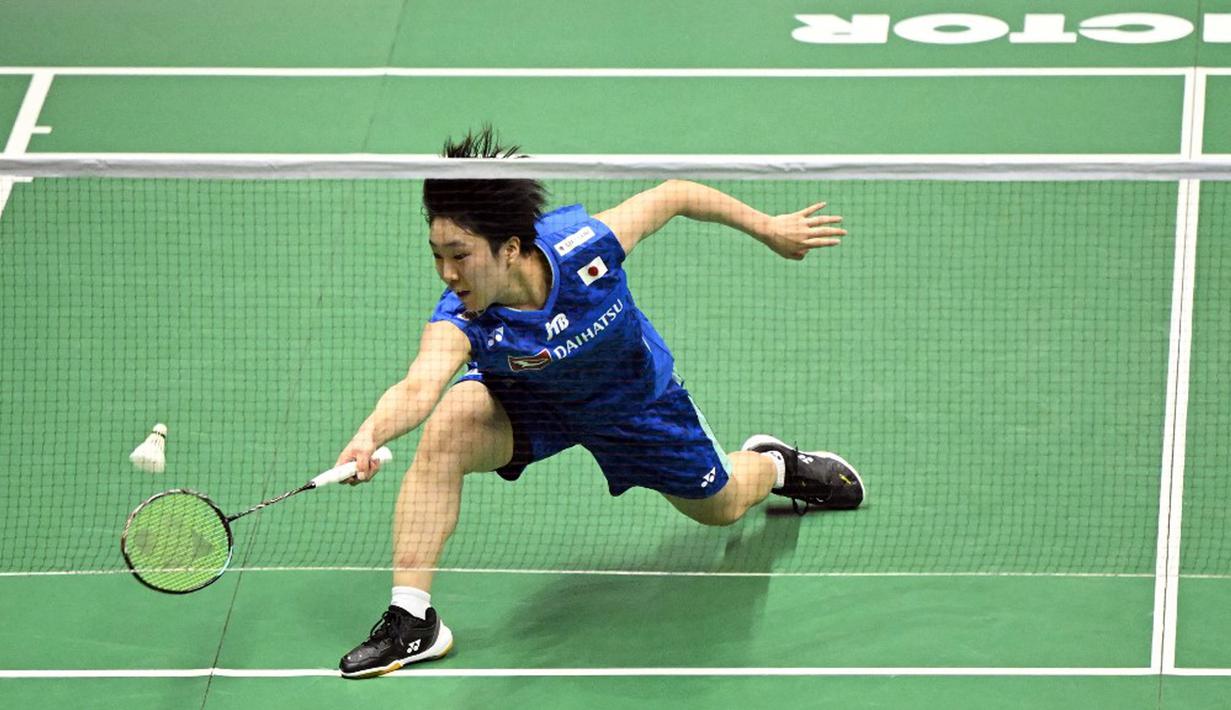 Pemain bulu tangkis peringkat delapan dunia itu mencoba mengambil hikmah dari kekalahan ini. "Pelajaran buat saya untuk tidak mudah blank," ujar Gregoria. (Peter PARKS/AFP)