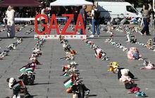 FOTO: Ratusan Pasang Sepatu untuk Warga Gaza