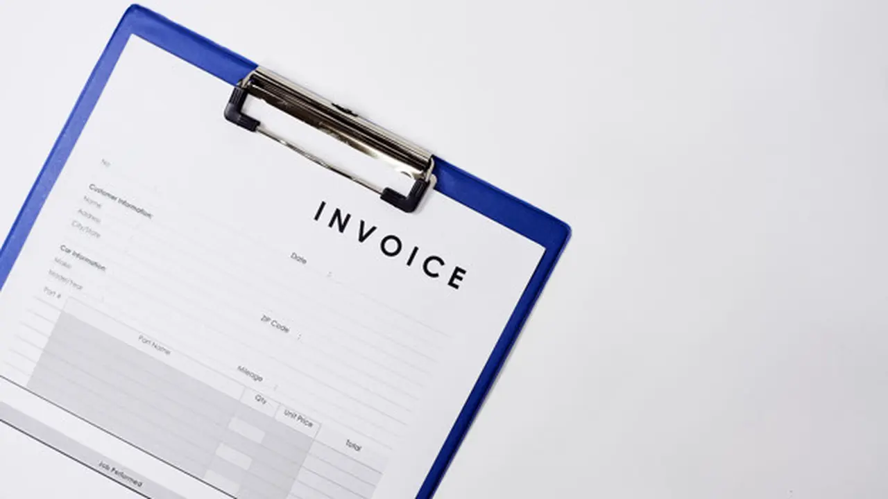 ilustrasi invoice