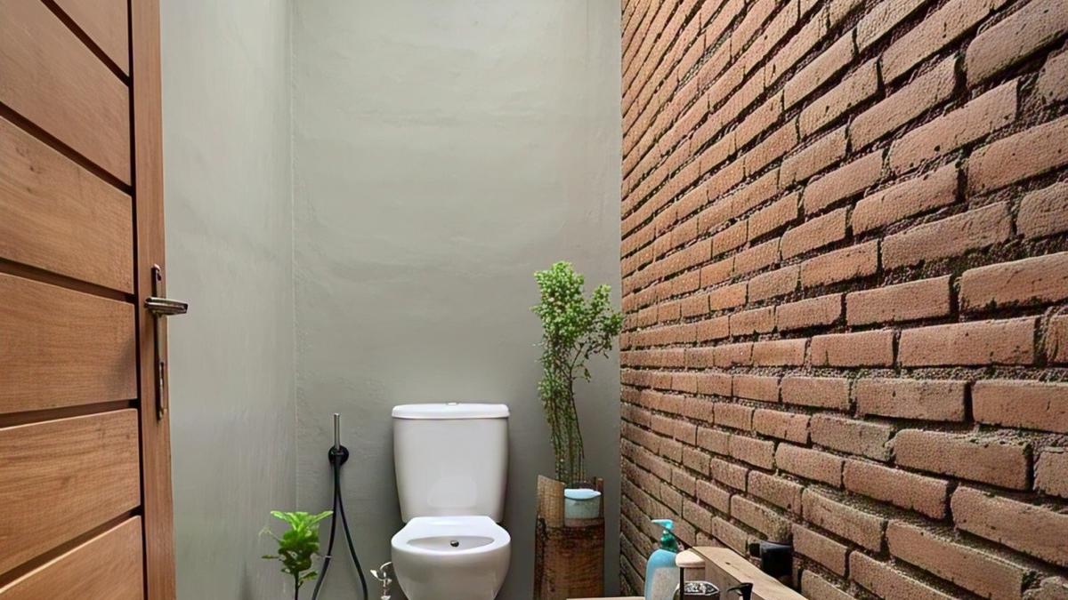 6 Desain Kamar Mandi Sederhana dan Murah di Desa, Bergaya Estetik Minimalis