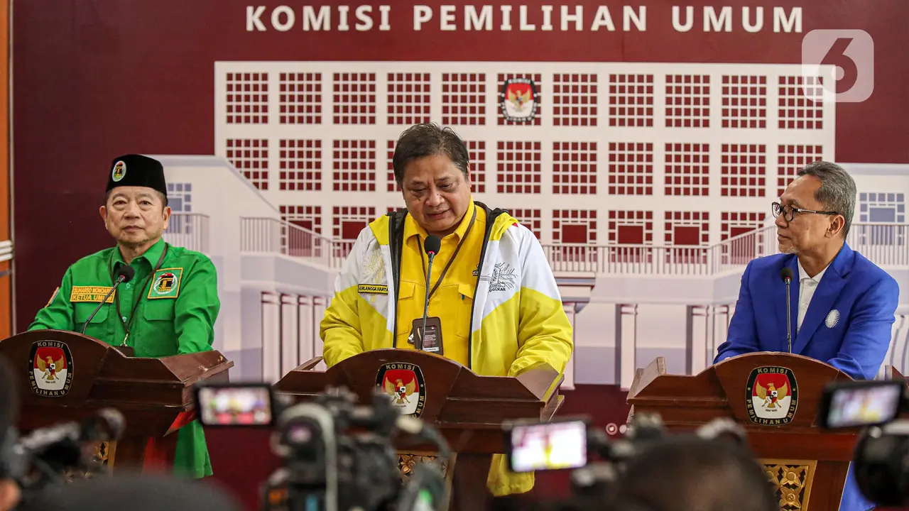 3 Ketua Umum Partai Koalisi Indonesia Bersatu Sampaikan Keterangan Pers Bersama