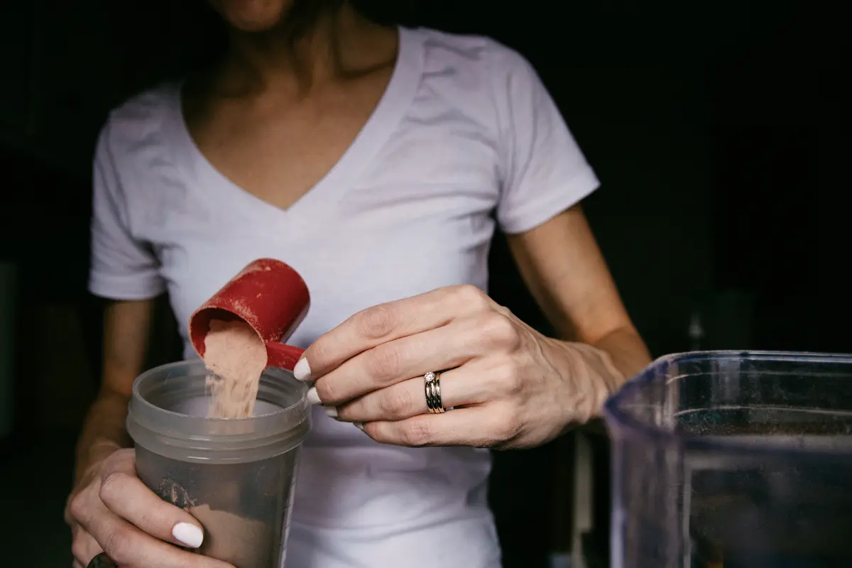 Ilustrasi protein shake