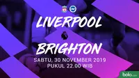 Premier League - Liverpool Vs Brighton (Bola.com/Adreanus Titus)