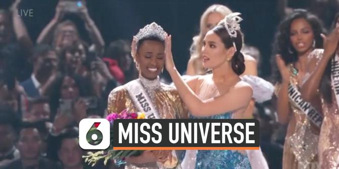 VIDEO: Wakil Afrika Selatan, Zozibini Tunzi Jadi Miss Universe 2019