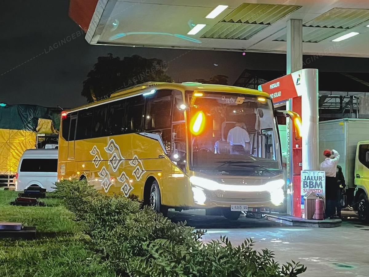 Jetbus 5 MHD juga ikut dibawa