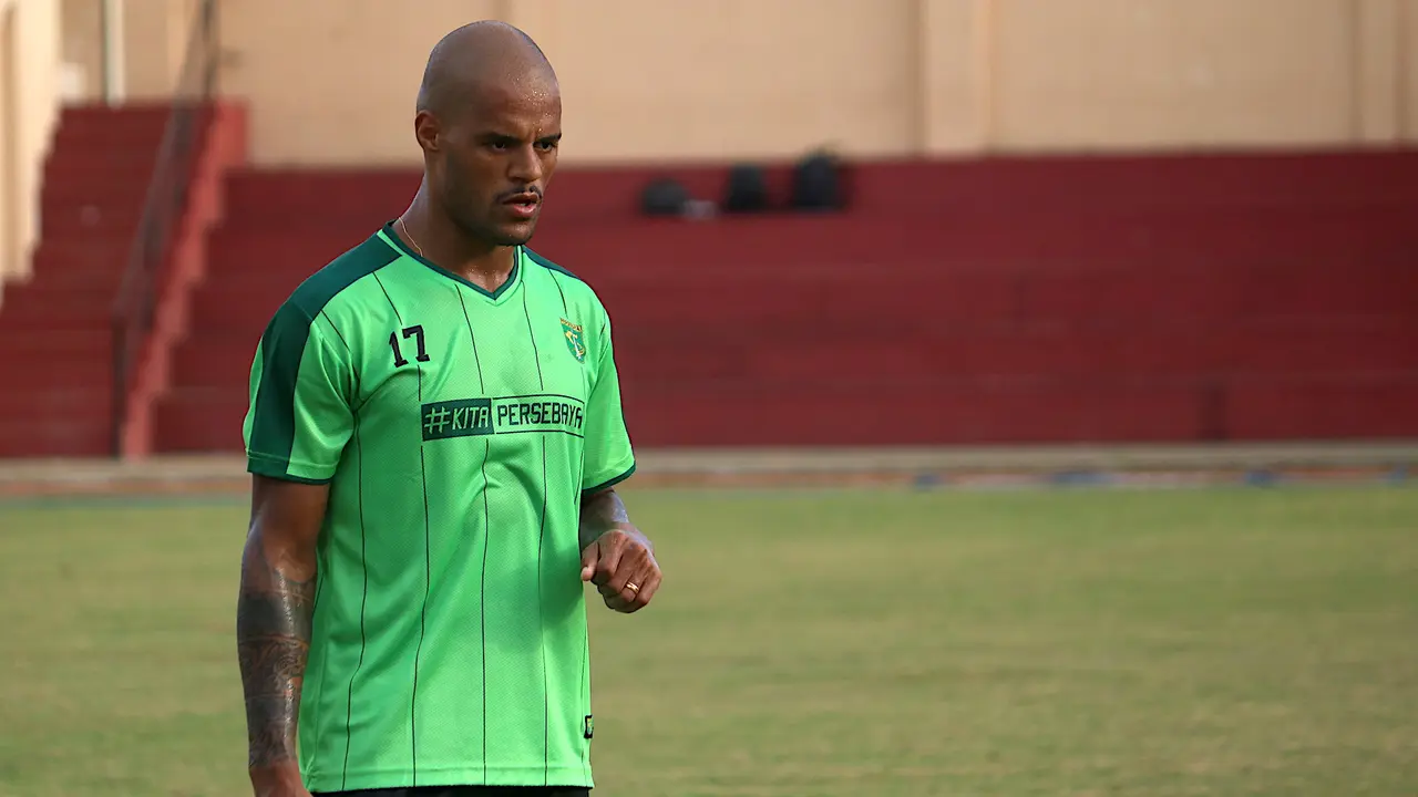 Penyerang Persebaya Surabaya, David da Silva.