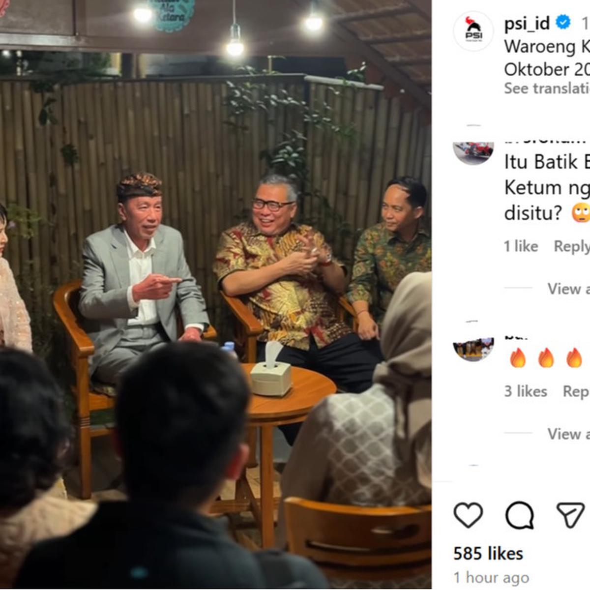 Jokowi beri arahan kader PSI