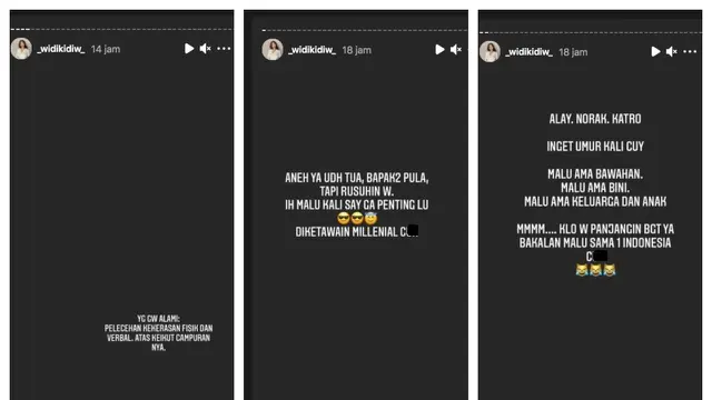 Widi Vierratale Ungkap Pernah Jadi Korban Pelecehan dan Kekerasan oleh Pria Berkeluarga, Siapa?
