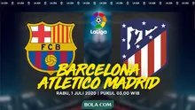 La Liga - Barcelona Vs Atletico Madrid (Bola.com/Adreanus Titus)