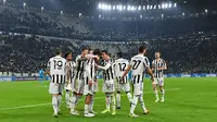 Juventus telah mencatatkan 152 kemenangan di Liga Champions dan 12 di antaranya terjadi di babak 16 besar. Dalam dua dekade terakhir, Si Nyonya Tua tidak begitu beruntung usai tiga kali kalah di partai final. Musim ini, Juve akan menghadapi Villareal pada 23 Februari 2022. (AFP/Isabella Bonotto)