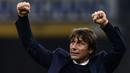 5. Antonio Conte - Prestasi gemilang Conte sebagai pemain adalah ketika memperkuat Juventus dan meraih 15 gelar juara bersama Bianconeri. Saat memutuskan menjadi pelatih pada 2006, Antonio Conte juga sukses membawa Juventus meraih lima gelar juara. (AFP/Miguel Medina)