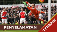 Video highlights penyelamatan terbaik Premier League pekan ke-29, penampilan gemilang David Ospina pada laga Spurs vs Arsenal.