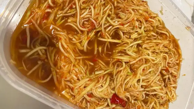 Rujak Serut Mangga untuk kudapan lebaran