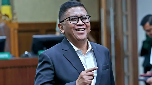 Sekretaris Jenderal DPP PDI Perjuangan (PDIP) Hasto Kristiyanto di Pengadilan Tindak Pidana Korupsi (Tipikor) Jakarta Pusat.