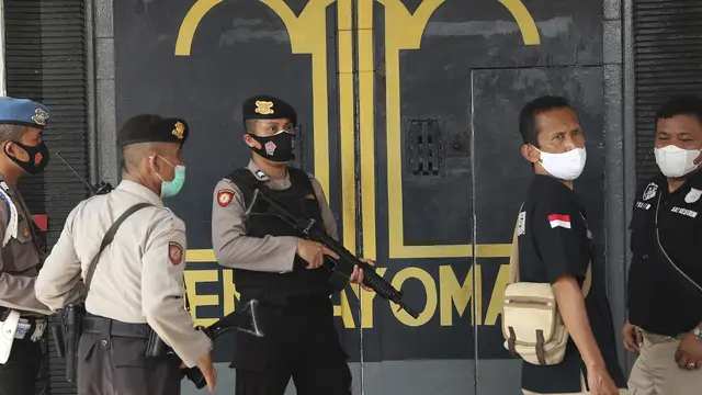 Penjagaan Ketat di Lapas Kelas I Tangerang Usai Kebakaran