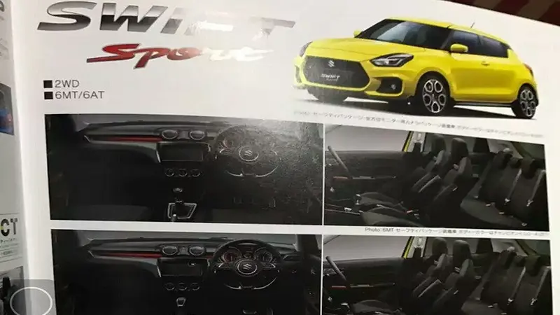 Suzuki Swift Sport 2018 (Indianautosblog)